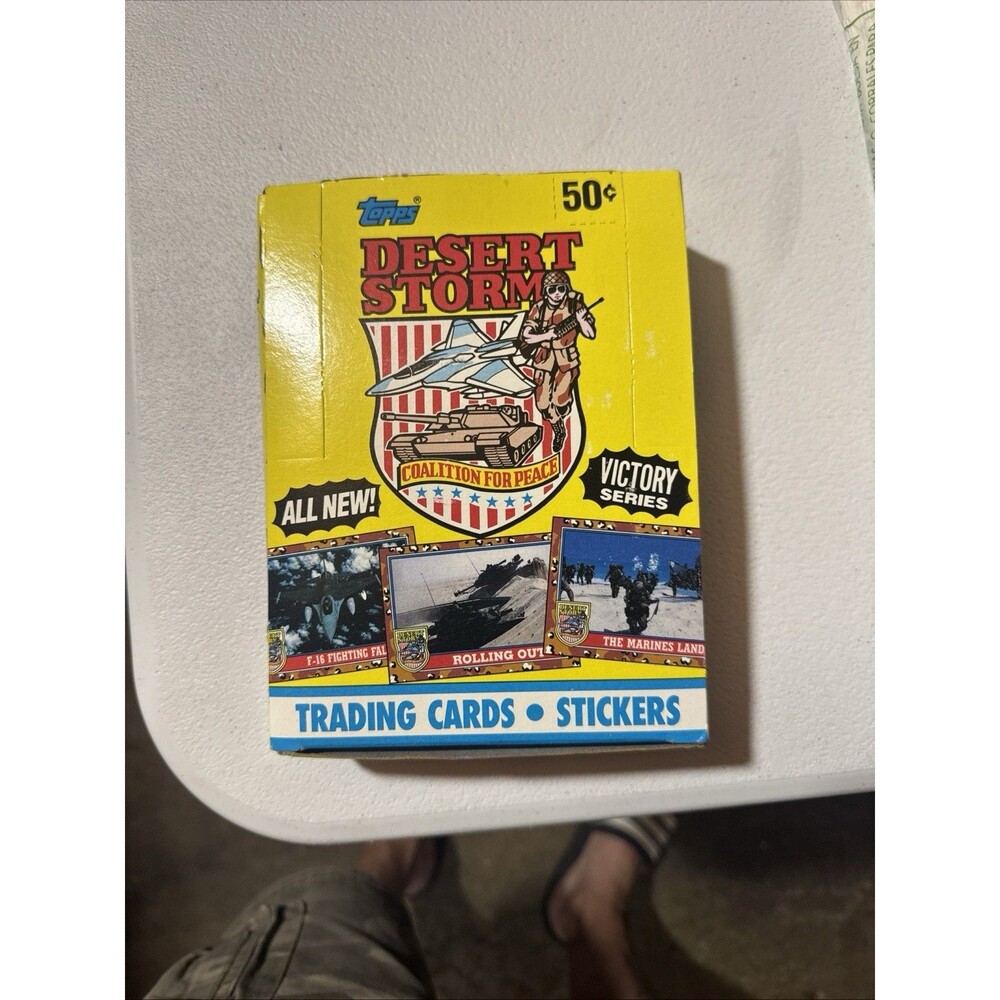1991 Topps Desert Storm Victory Series Trading Cards 36ct Full Box Unopened